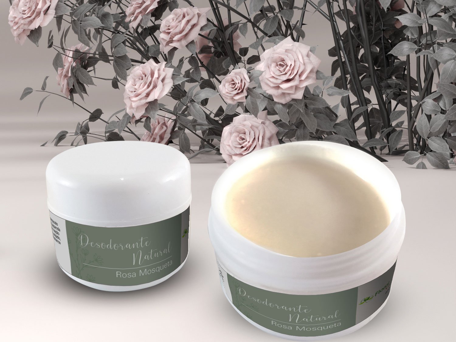 Desodorante Natural - Rosa Mosqueta